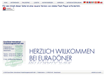 Tablet Screenshot of eura-doener.com